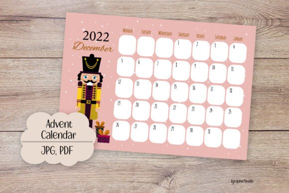 Download Christmas Calendar, December - Premium Resources
